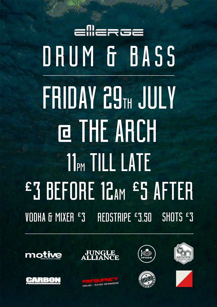SerotoneDnB's tweet photo. 🔥FRIDAY🔥 E:Merge comes to @thearchbrighton showcasing the best Brighton D&amp;B brands https://t.co/NvMYkmfUdB https://t.co/8wJRIdj3L6