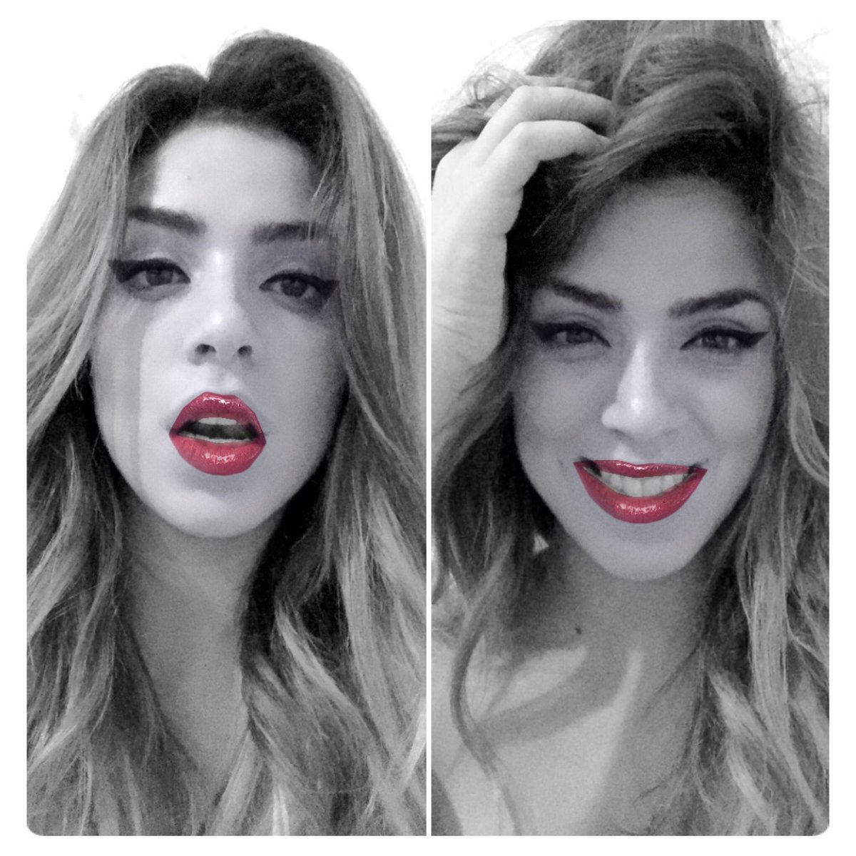 ingridAltamira's tweet photo. A labio rojo 💋
#2versiones #snapchat #IngridAltamira https://t.co/QsFvZDGKlq
