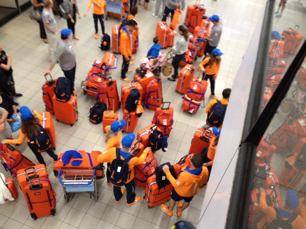 nocnsf's tweet photo. Vanochtend weer een #TeamNL vertrek naar Rio2016 @TeamNLtweets https://t.co/4hpgwDUJ9N