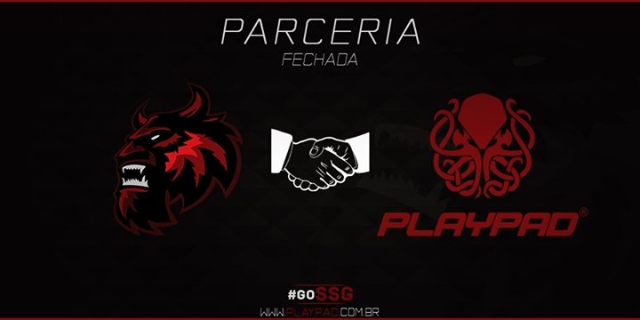 SSGEsports's tweet photo. Temos grande prazer em anunciar nossa nova patrocinadora e parceira #Playpad
#GoSSG #GoBlackonRed #SSGTeam #GoTeam https://t.co/VXg9jT8NDI