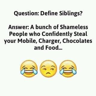 howcrazyuare's tweet photo. Define #Siblings https://t.co/Fx5yagYklm