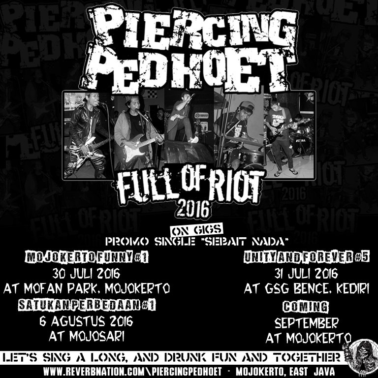 Ready FULL OF RIOT !!
Sampai jumpa di moshpit oi