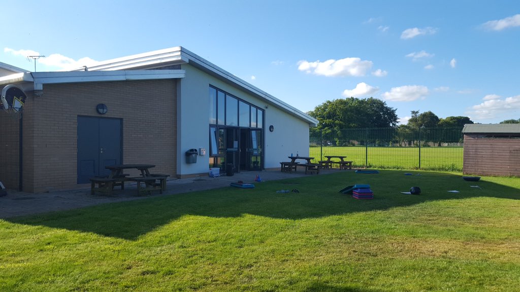 Great garden area for outside classes when it gets hot 😊