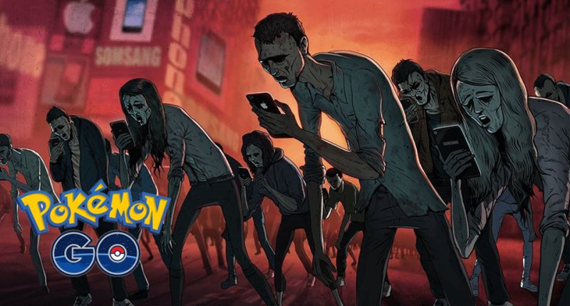 texiar_com's tweet photo. #PokemonGo #ZombieApocalypse https://t.co/2idDubDyay