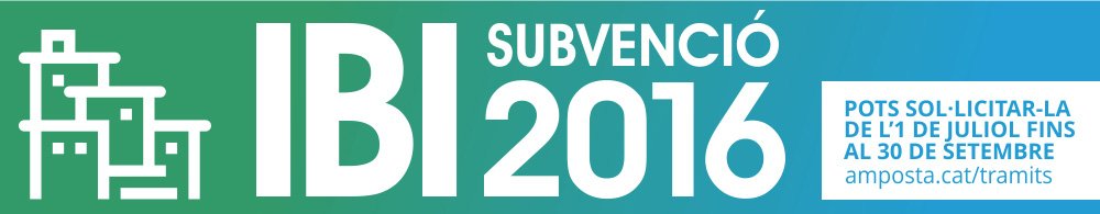 ajamposta's tweet photo. Fins el 30/09, demana la subvenció al pagament de l'#IBI2016 https://t.co/nZ5lHbbzgA https://t.co/O9WzPsZudW