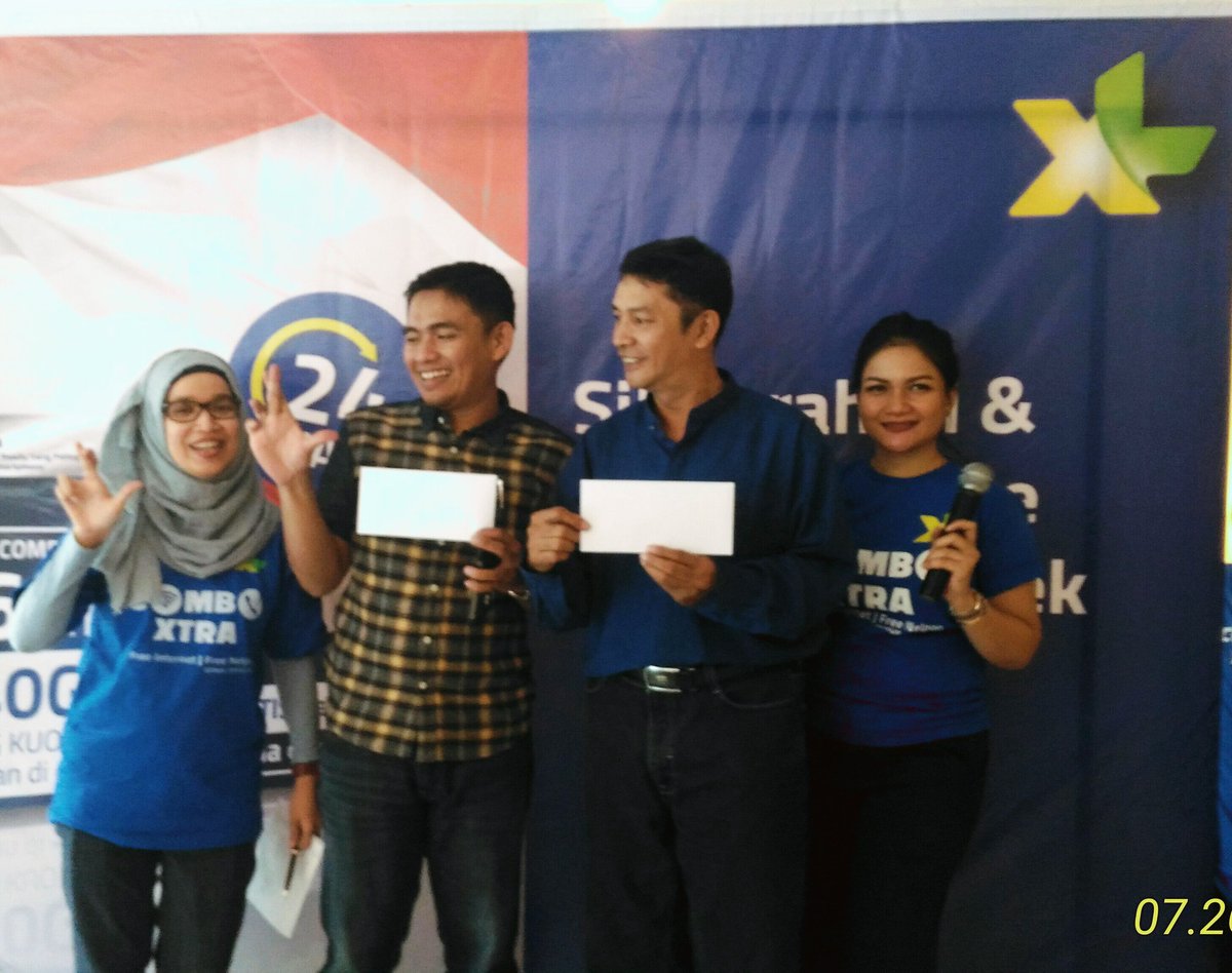mamavanenbas's tweet photo. @fymonoarfa @fauzinurhasan pemenang doorprize halal bi halal @XLandMe #comboxtramerdeka https://t.co/4IpsrsvFVx