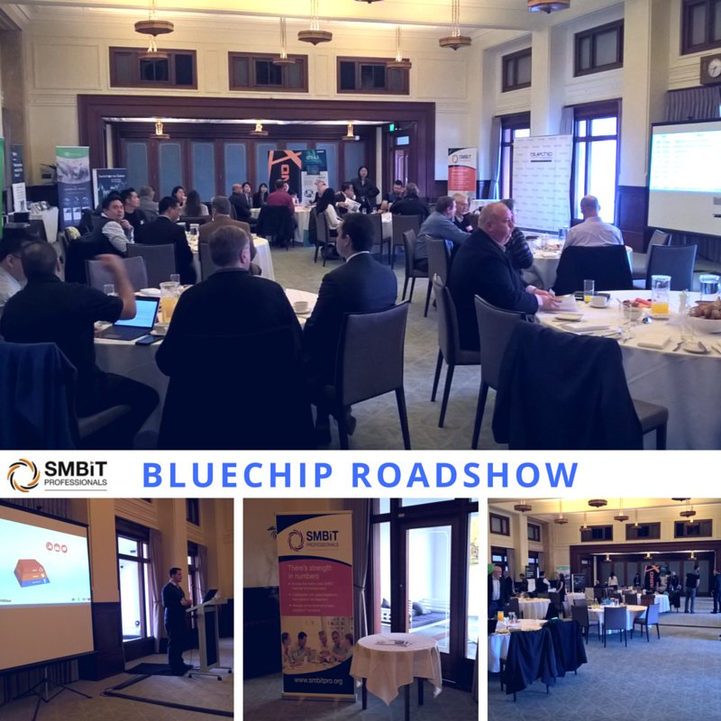 SMBITProANZ's tweet photo. The 1st #Bluechip Roadshow happened today in Canberra! Member Andrew Smith from #CoolChilli represented @SMBITProANZ https://t.co/NifGgM8c5u