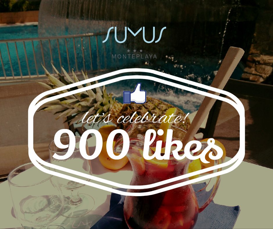 HotelMonteplaya's tweet photo. Thank you! Gracias! Gràcies! #900fans <3 https://t.co/EgQA6HMGax