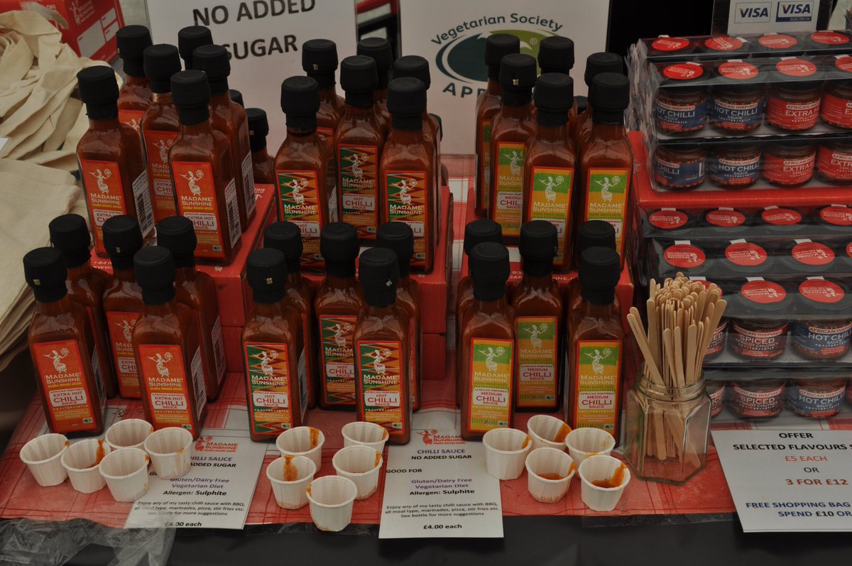 A spice bonanza from <a href="/MakeMealsSmile/">Madame Sunshine</a> at <a href="/EssexFoodfest/">Essex Food Fest</a> last w/end. Need any small-business £ advice? Get in touch!
