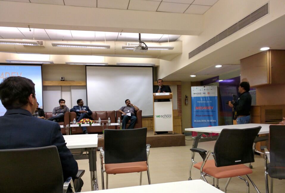 Altimetrik's tweet photo. @MSatagopan, our CTO was the Chief Guest for the #Med4Dev finale event in @welingkarinst #Bangalore https://t.co/x4kw1IEQ3l