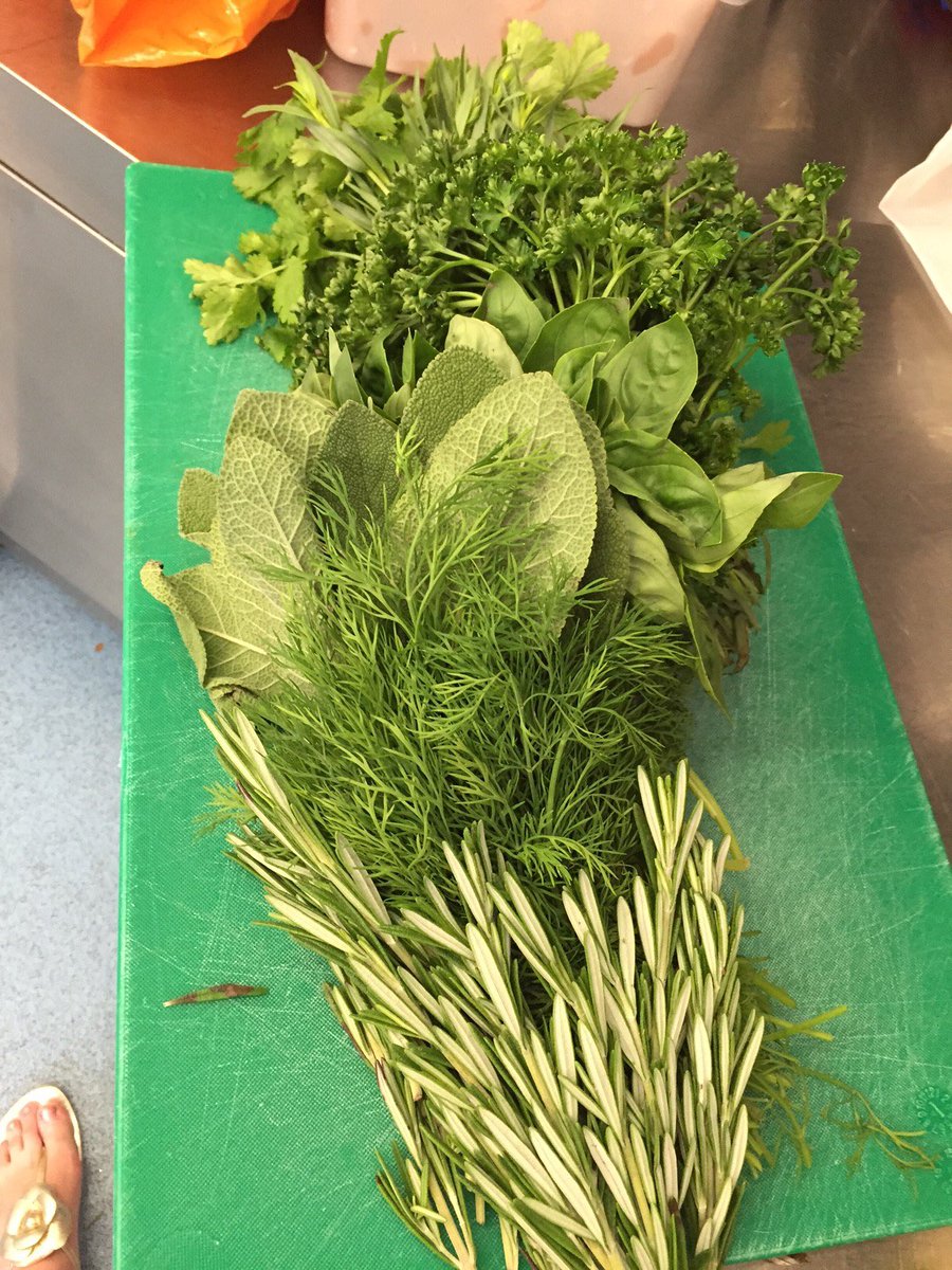 We're all fresh with a #herb delivery this morning. Delightful aroma from these beauties. Can't wait to get #cooking