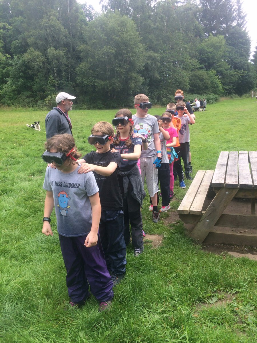 TeessideHigh's tweet photo. They also completed a blindfolded walk! #MACcamp #outdooradventure #TeamTHS https://t.co/wYyItUPjin