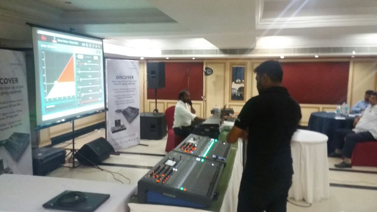 HarmanProIndia's tweet photo. Here are some pictures from today's training workshop at Hyderabad.
#HarmanProIndia #HarmanProAudio https://t.co/zT6NQHu1PU
