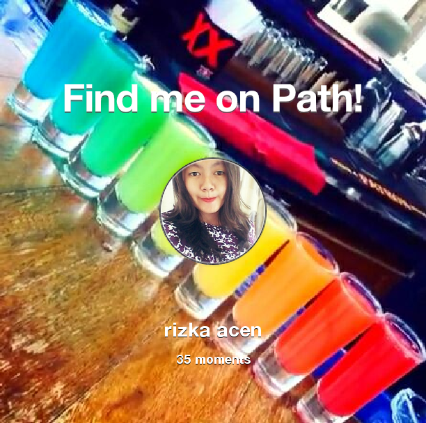 rizkaacen's tweet photo. Find me on #Path now! Go to https://t.co/oUXtPWN7oO https://t.co/pFdoJo1jQC