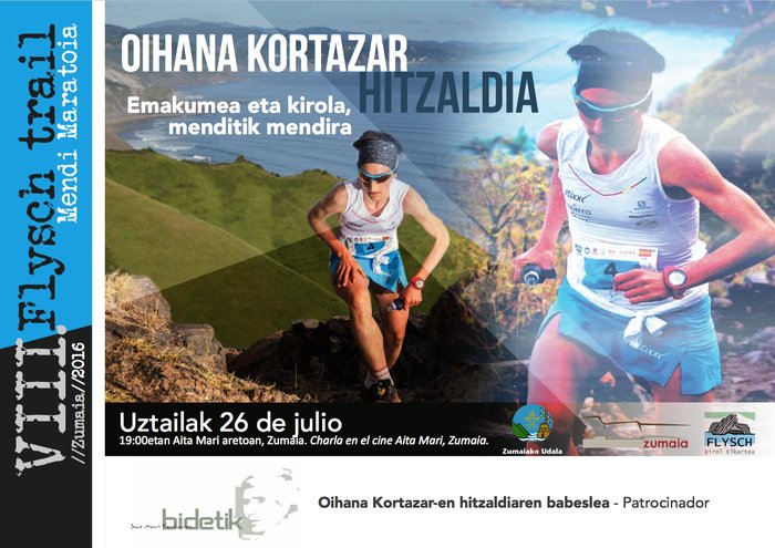 .<a href="/OihanaKortazar/">OIHANA</a> korrikalariaren hitzaldia gaur izango da Aita Marin. baleike.eus/zumaia/1468486… @ukHitza <a href="/FlyschT/">Flysch Trail</a>