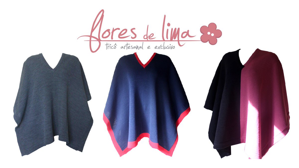 Flores_de_Lima's tweet image. facebook.com/floresdelima.t… compre #online #poncho #frio #inverno #moda #modagaucha