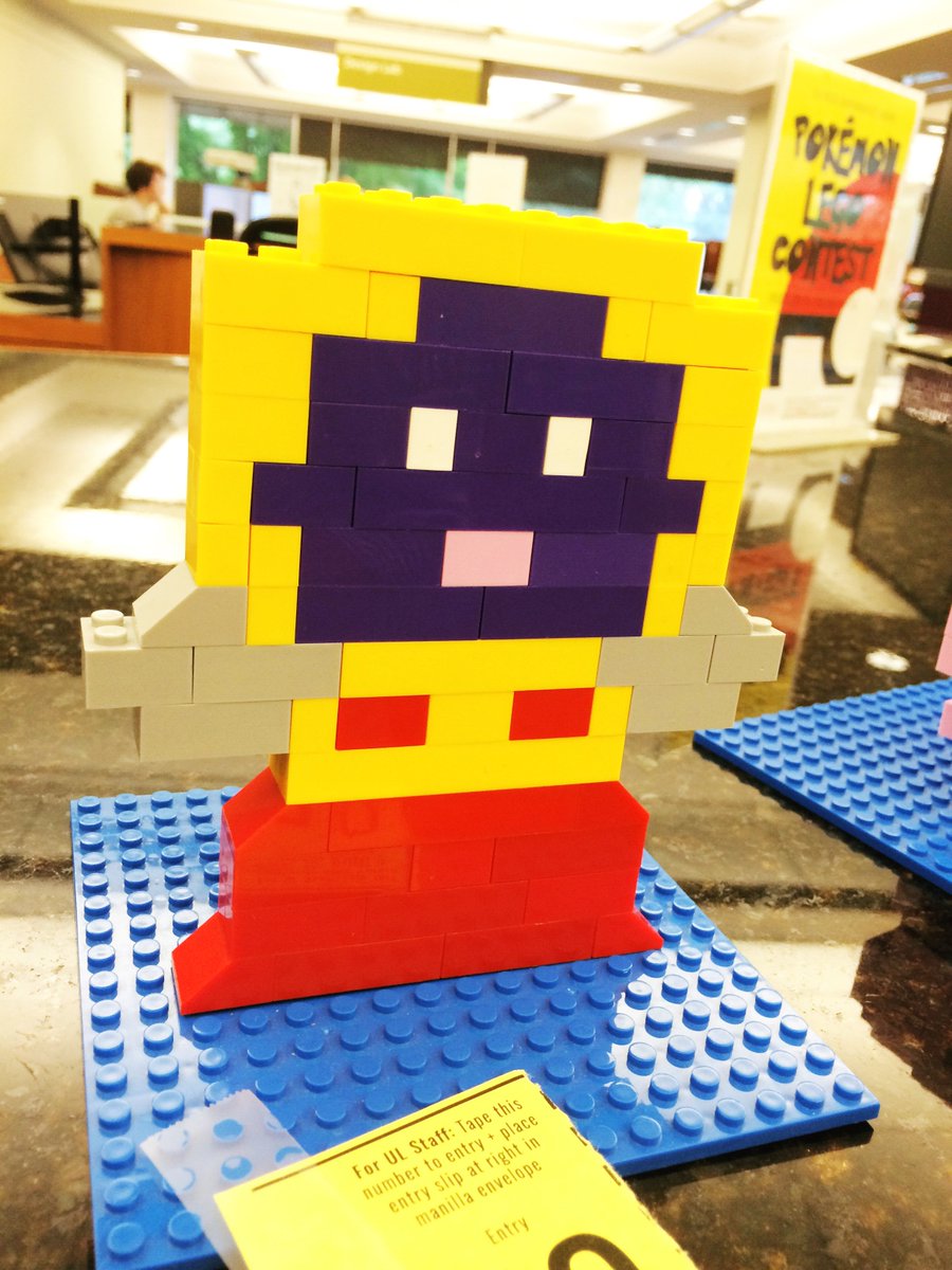 RBHouseUL's tweet photo. Missing a #porygon and #jynx? They're at the UL rn. Stellar masterpieces by @cire_theking #HouseLegos #Pokemon #UNC https://t.co/rEkKaBYxBu