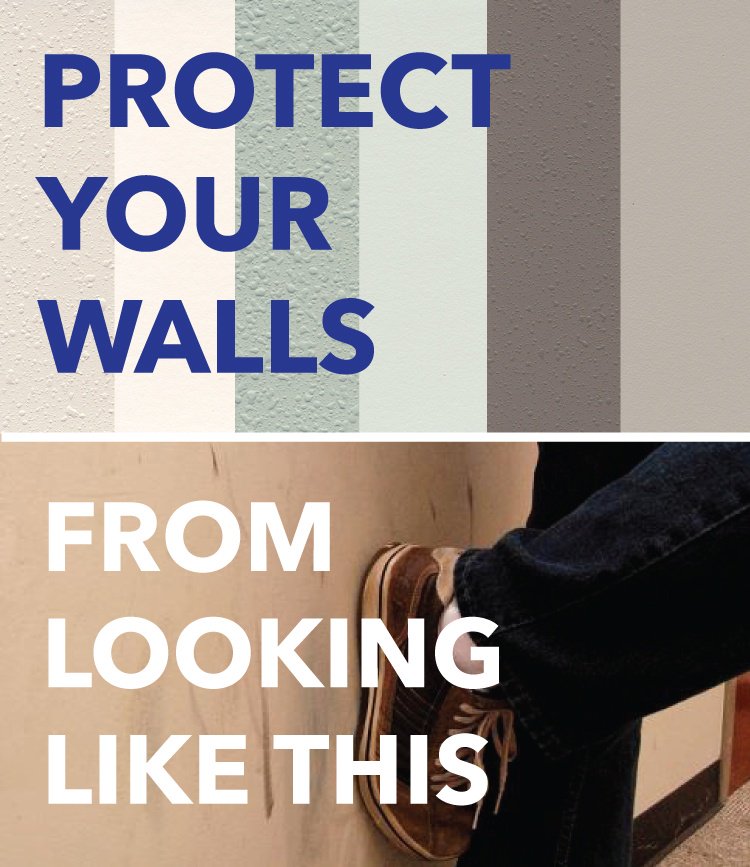 Scuffmaster's tweet photo. We know Armor is 45x stronger than regular paints, but even our eggshell paint (ScrubTough) is 10x stronger! #Tough https://t.co/PCjbz0mWWd