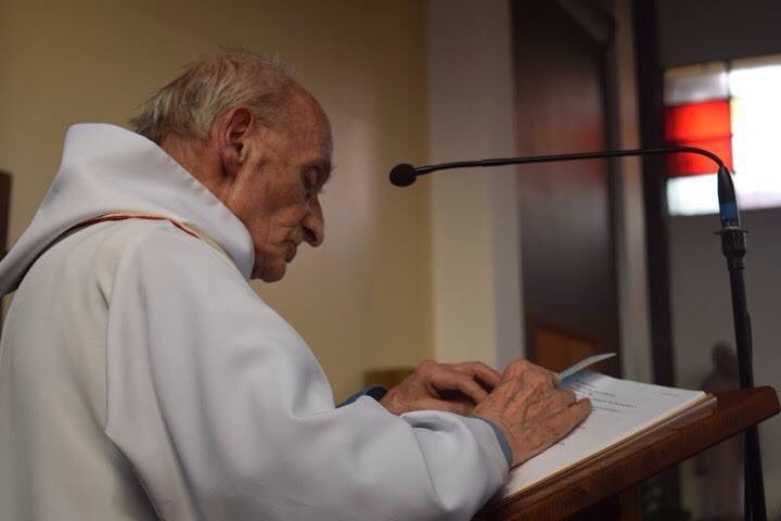 A martyr looks like this.
Fr Jacques Hamel, killed while celebrating Mass, 
like Thomas of Becket and Oscar Romero.