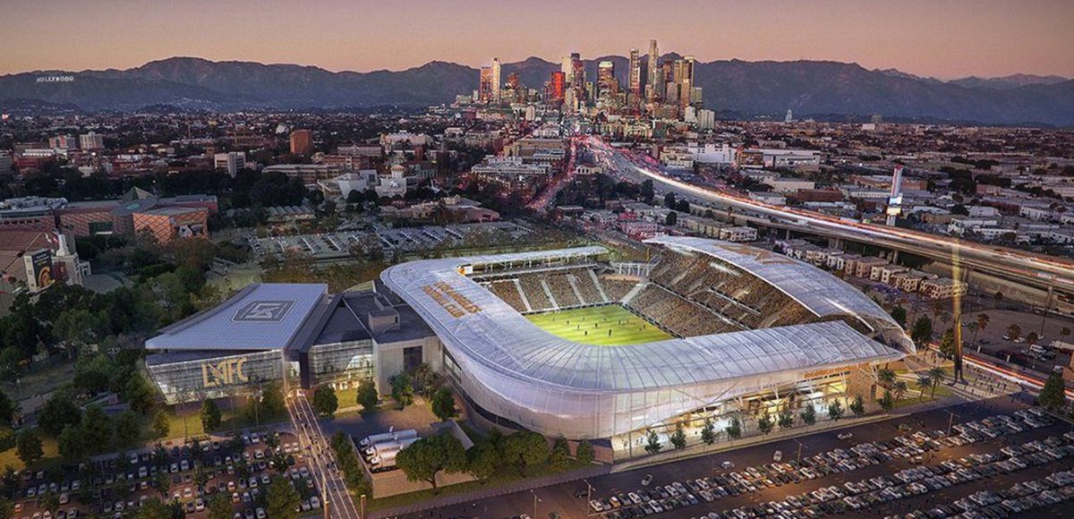 hardhathub's tweet photo. Top 3 U.S. soccer #stadiums being built &amp; bringing #construction jobs! https://t.co/0hgL3QG3AD https://t.co/2lonlbXF96