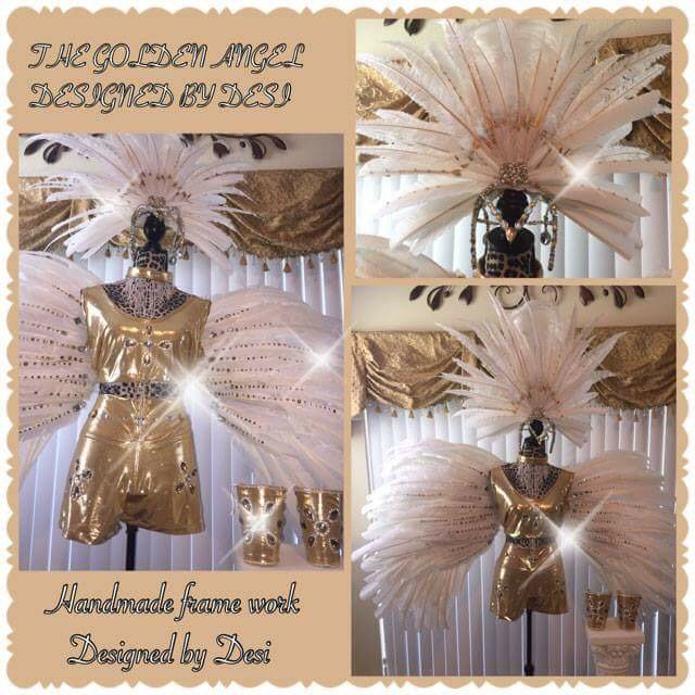 cole_desi's tweet photo. THE GOLDEN ANGEL Everything handmade wing frame and all designs #designdesi1 #desicolefashionboutique #goldenangle https://t.co/Wem6OxbR1g
