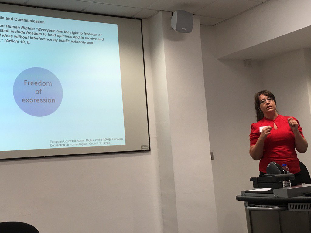 Elisabeth Staksrud on encroaching of exceptions right to freedom of expression #lsechildrights #IAMCR2016 @IAMCR2016 https://t.co/JctKZCb2rl