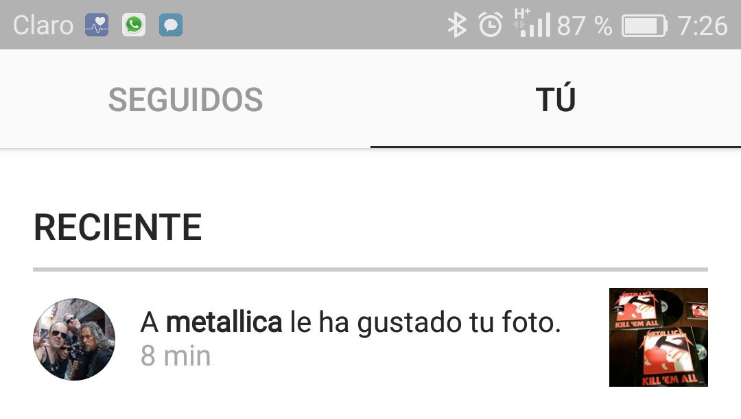 nesleal's tweet photo. Buenos días, inicio el día con un like de @Metallica en mi foto de instagram #KEA33 💀🔨 https://t.co/lkEGvv0717