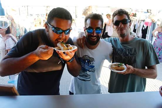 They got the #monchis thanks guys for dropping by