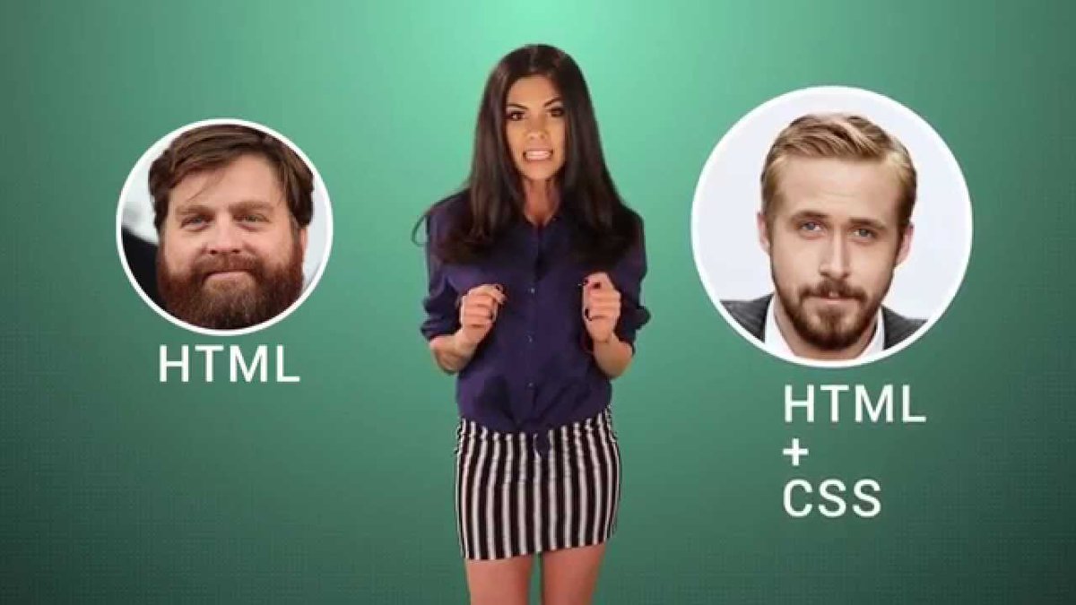 onewebx's tweet photo. Difference between #HTML and HTML + #CSS https://t.co/AsrYyUZcLS