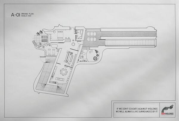 We willen niet wonen omringd door geweld - mooie campagne van @NonViolenceProject #guncontrol #endviolence ...