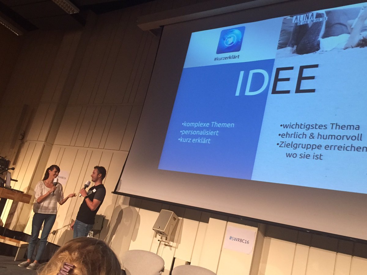 AndyRemarque's tweet photo. Dreamteam am Start :)
Alina Schröder und @sebmeyer jetzt im Studiosaaal. #swrbc16 https://t.co/22LsHqqWTV