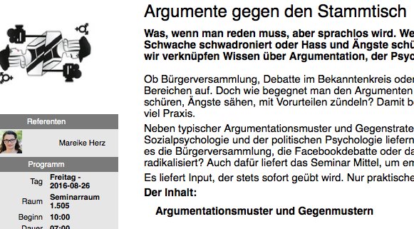 LIMAticker's tweet photo. mit Argumenten gegen #Stammtischparolen - #Stammtischkämpfer*innen Workshop am 26A #LiMA16 https://t.co/aIMgKHL8Aj https://t.co/0r4sya00Dq