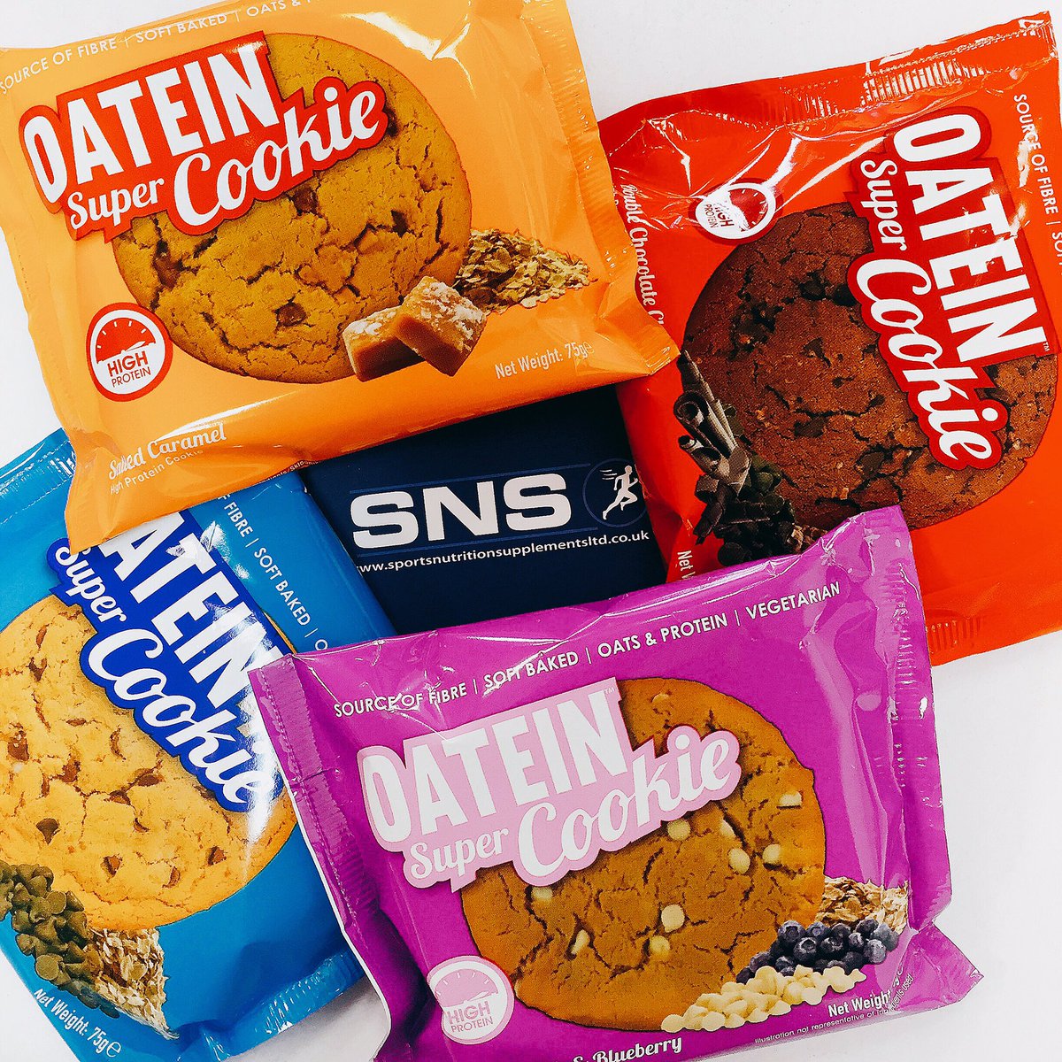 Snsupplements1's tweet photo. New cookie alert 🍪🍪🍪 
@OateinFlapjack high protein , complex carbs cookies now in stock @Snsupplements1 😮 #sns https://t.co/48LwLuIvji