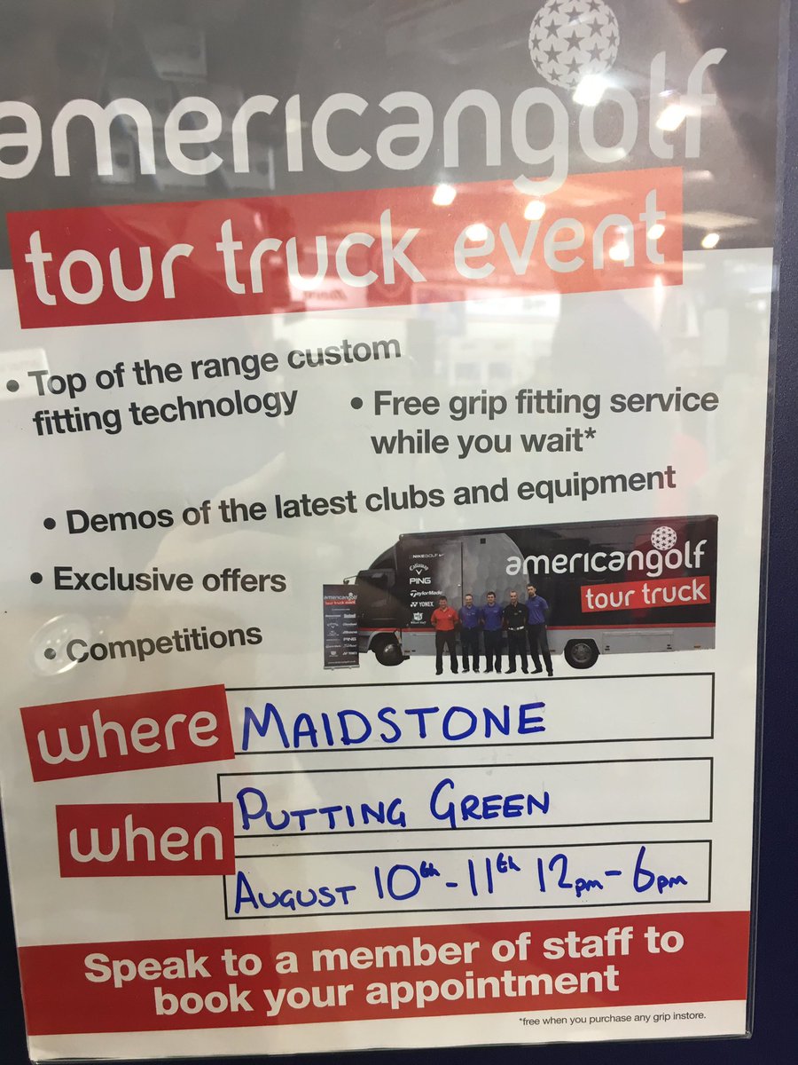 AGMaidstone's tweet image. Come and get your putter fitted! Limited slots available. #SAMputtinglab