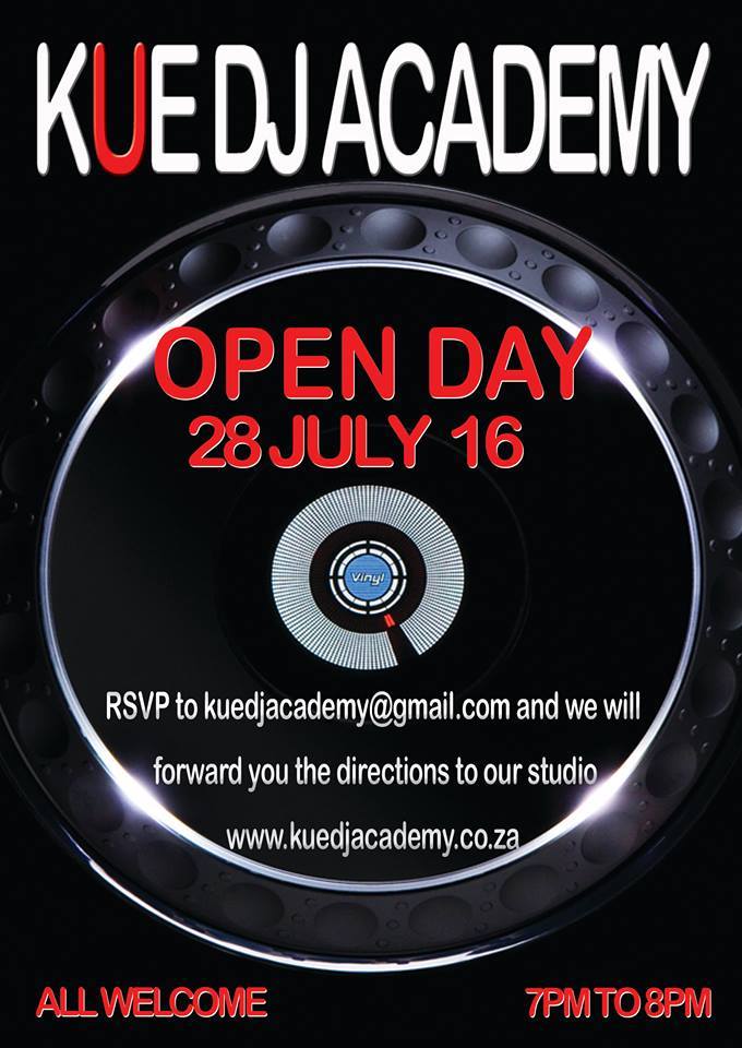 kuedjacademy's tweet photo. Thinking about becoming a DJ? Well then come &amp; checkout @kuedjacademy open day happening this thursday https://t.co/R6j52e9VOv