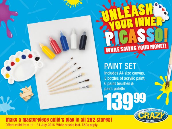 Musgrave_centre's tweet photo. Unleash your inner Picasso @TheCrazyStore @Musgrave_centre on Level 1! https://t.co/XC6MuTChr2