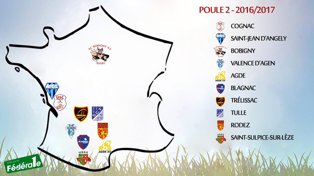 La poule de Bobigny pour la saison 2016/2017 ! De beaux déplacements sont à venir ! #Bobi #RougesetNoirs