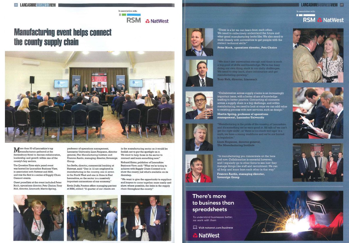 sovereigngroup1's tweet photo. Lancashire Business View 'Q &amp; A' is published with Sovereigns M.D. https://t.co/LP31uuRHbW