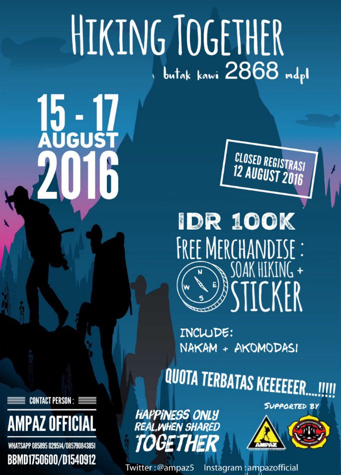 ampaz5's tweet photo. Salam Lestari ! Bantuin RT ya kak @infopendaki makaci.. 👍😃 https://t.co/7hnZIXKfLR