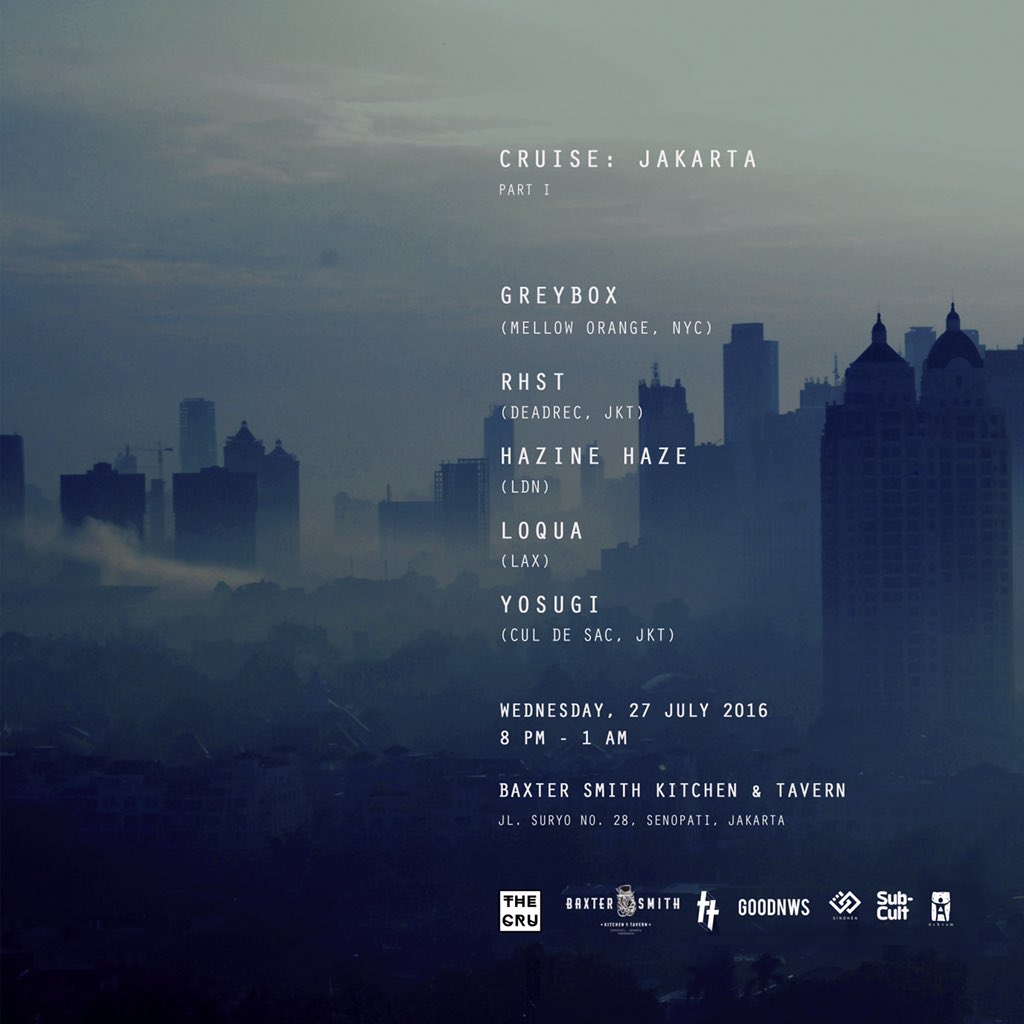thecrucreatives's tweet photo. Tomorrow, Baxter Smith, Jakarta. https://t.co/EIbqqidiJK