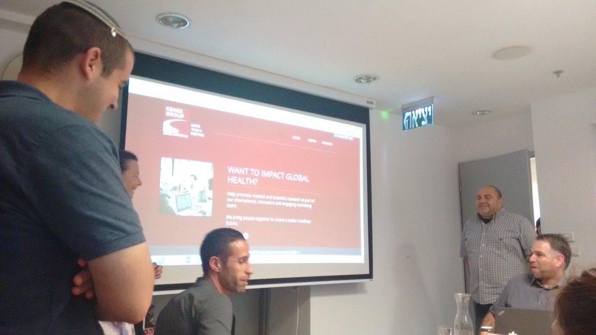 KenesMS2016's tweet photo. Yoav's team are discussing new employer recruitment. #KMS2016 https://t.co/bDJj0fDUJ5