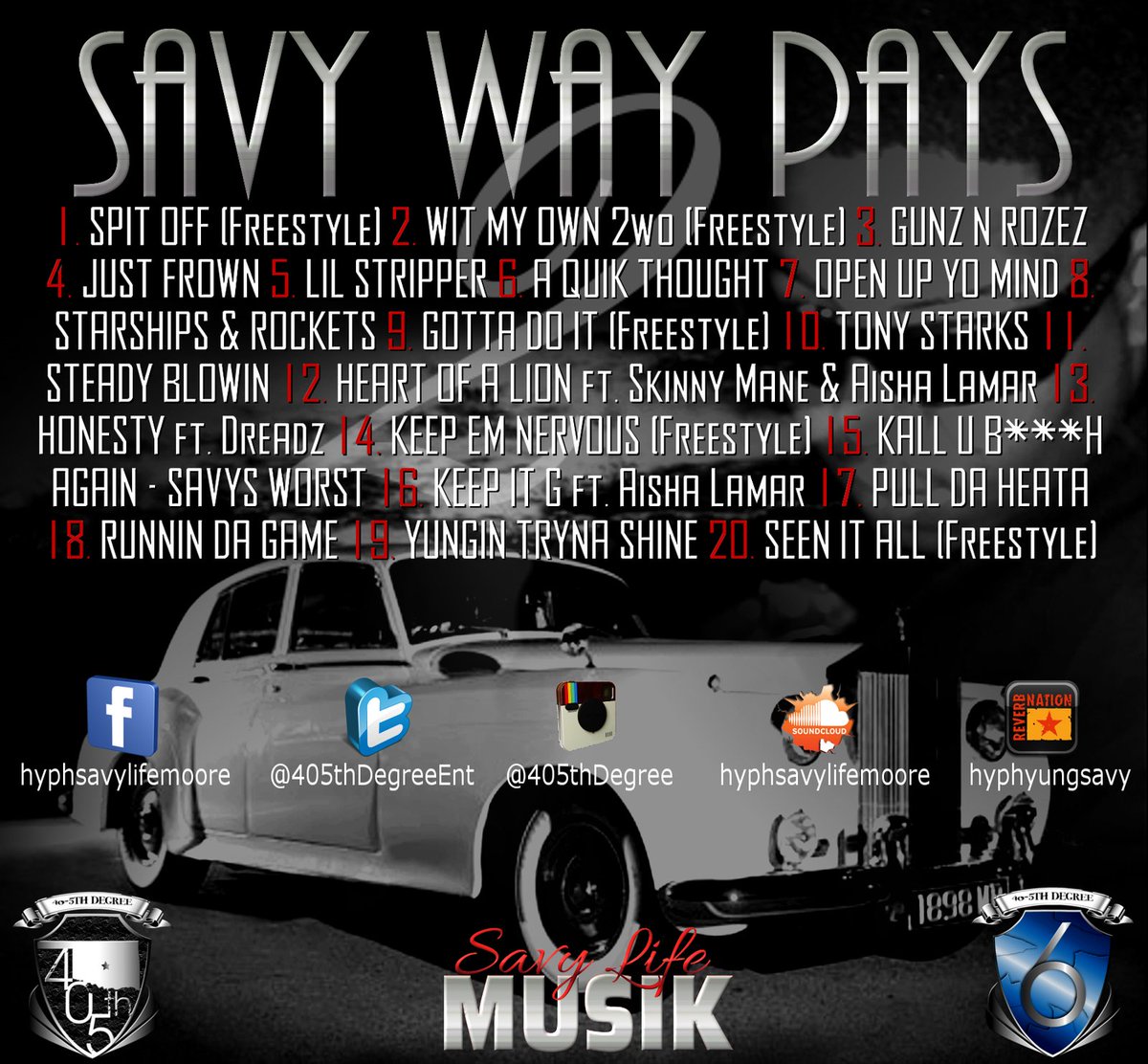 thecfstore's tweet photo. HYPH-Yung Savy #SavyWayPays 
@7ScrappyDoo @skinnymane411 @WATAMASSAGE @AUTHENTICENTOKC @PrimeDread 
... https://t.co/u5syvzuGEm