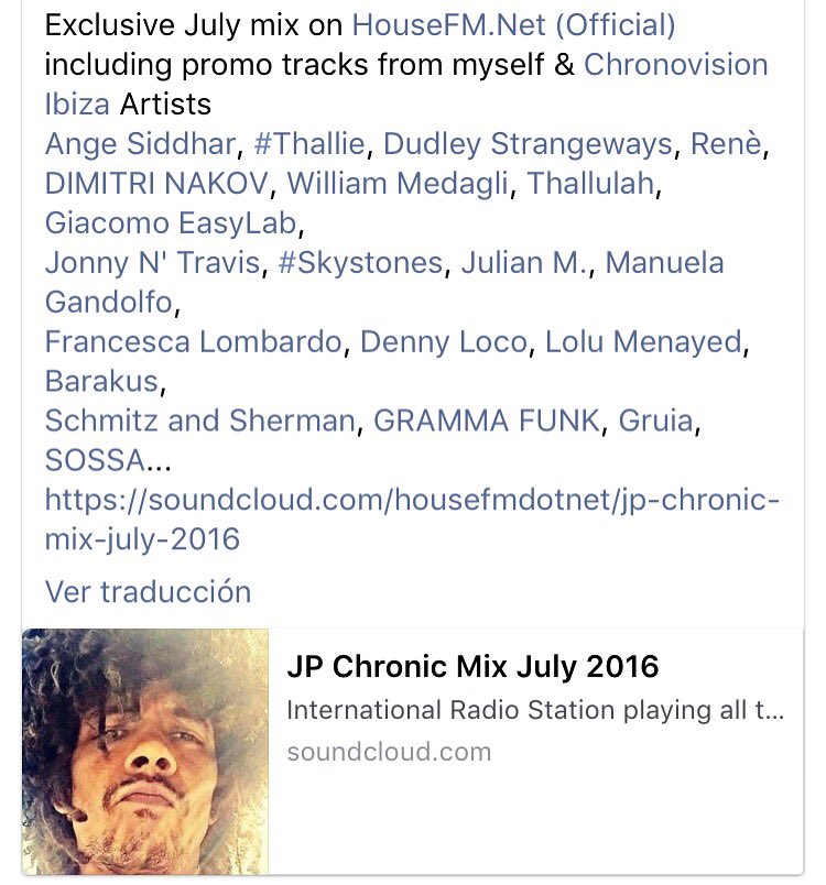 Thnks @jp_chronic_chronovision_ibiza ⚡️🔥 #Ibiza #España #chart #podcast #music #house #music #chronovisionibiza