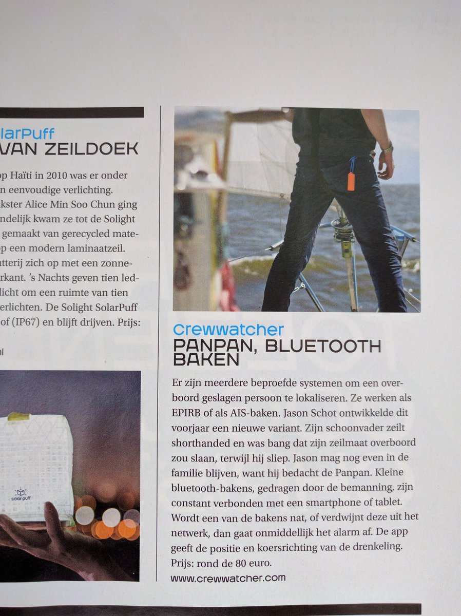 crewwatcher's tweet photo. We're on the roll, check out our feature in Zeilen's August issue. (Dutch)
#zeilen @Zeilen_magazine https://t.co/7l0x6Uy6jz