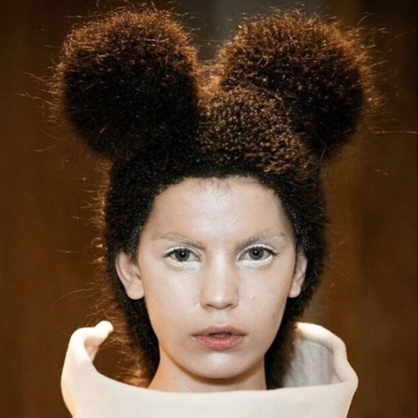 Snow textured hair by our #BrooksHair Artistic Team
'R E T I C E N C E'  #LCT16 #Reticence #London