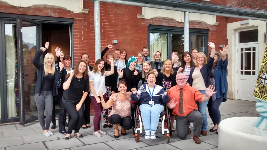 Today staff finally got 2 have a proper look round Beaverbrooks House! <a href="/DIYSOS/">DIY SOS</a> <a href="/BBCCiN/">BBC Children in Need</a> Do u think they are excited?!