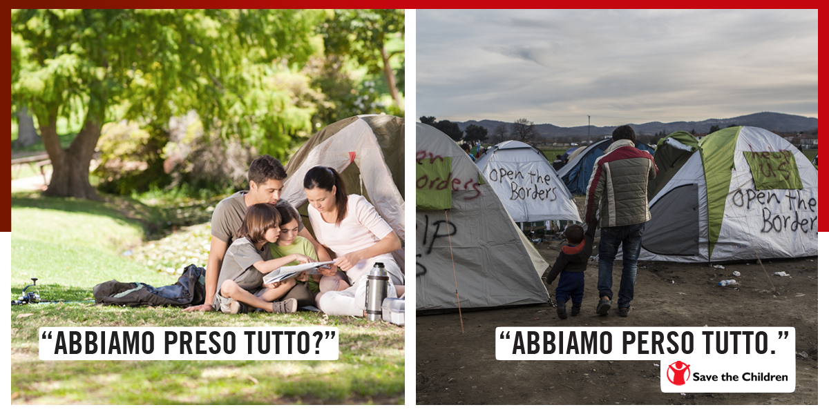 SaveChildrenIT's tweet photo. Per i bimbi #rifugiati la tenda non è un sogno di libertà https://t.co/FtKD14C2ne #ViteParallele #SaveChildRefugees https://t.co/JA3RFUEkEc