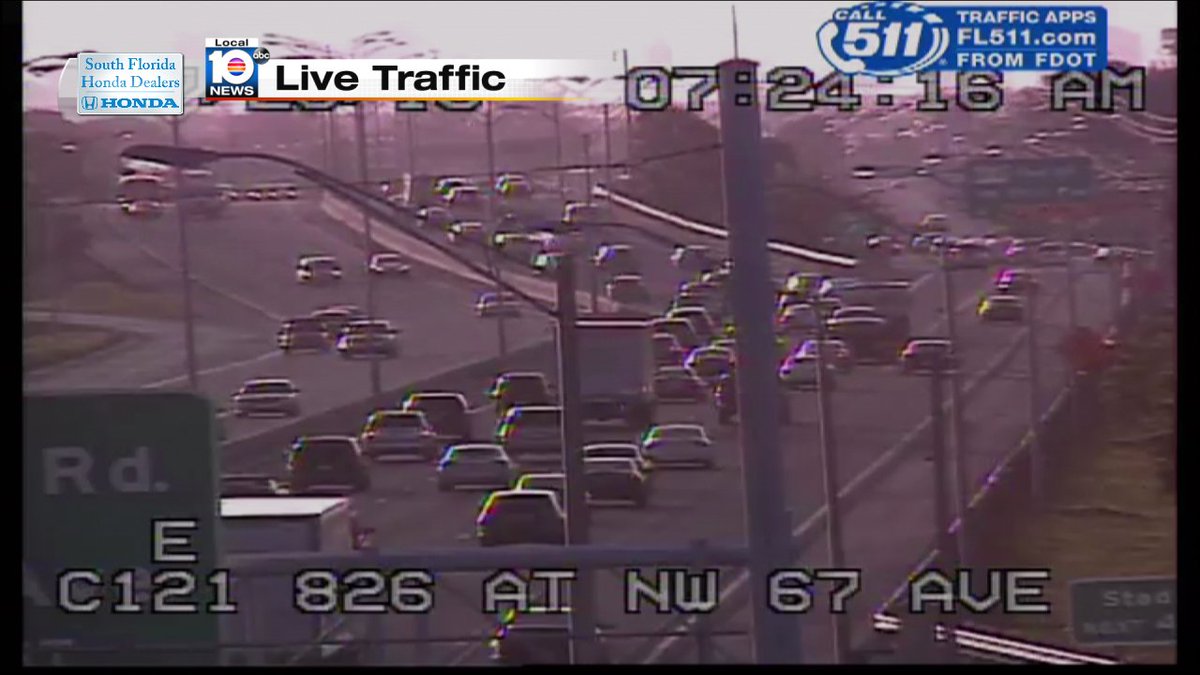 Crash on SR-826 EB and NW 67th Ave #TRAFFIC #MIAMI https://t.co/qw1SDGdNFy