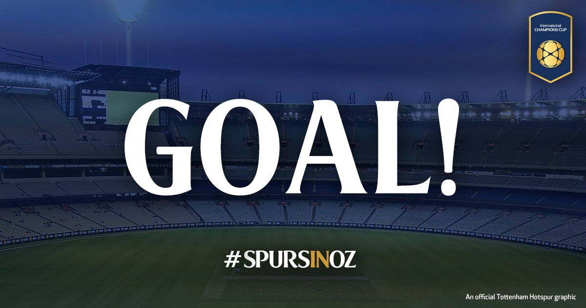 SpursOfficial's tweet image. GOAL! @ErikLamela scores! 2-1 down. #COYS #SpursInOz