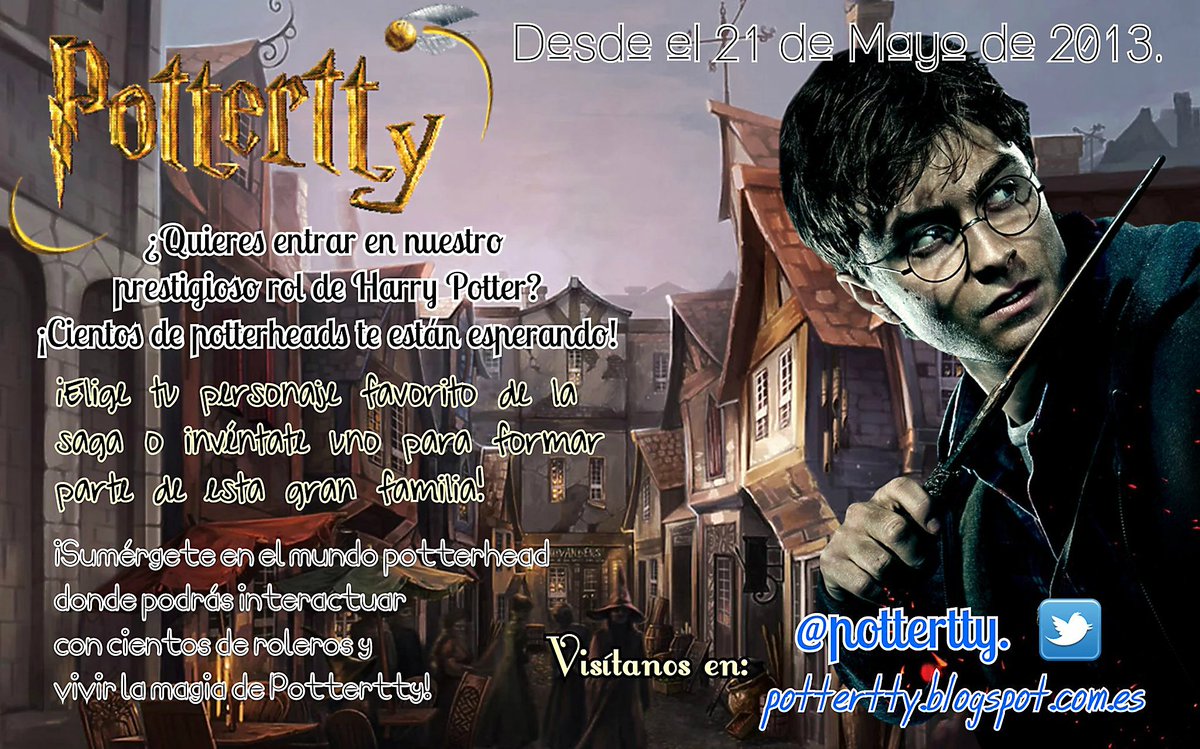 pottertty's tweet image. ¿Quieres participar en nuestro rol de Harry Potter?⚡️
¡Envíame un mensaje directo y píde el personaje de tus sueños!